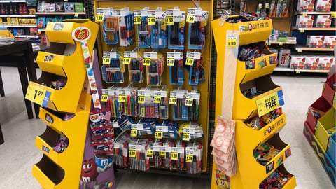 M&M's Floorstands